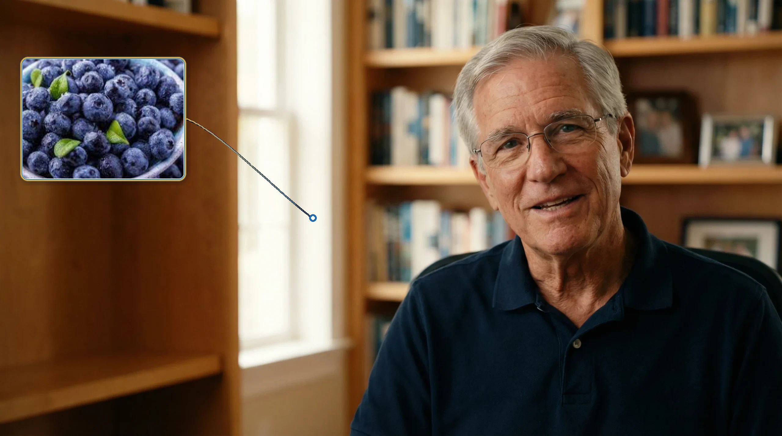 Robert, 68, struggling to read the newspaper due to blurry vision