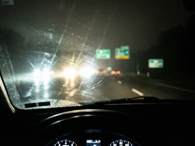 Night driving terror